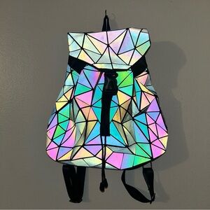 Reflective rave book bag